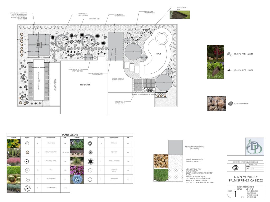 Palm Springs Desert Landscape Design